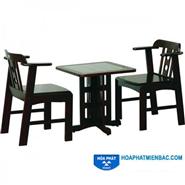  So sánh các loại bàn ghế cafe Hòa Phát bằng gỗ