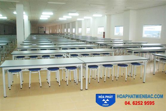 Hỏi giá bàn ghế ăn inox Hòa Phát