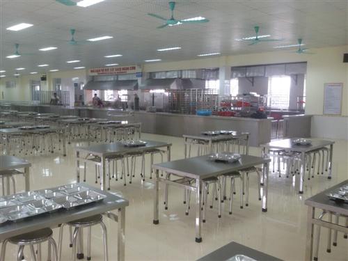  Ứng dụng bàn ghế ăn công nghiệp Hòa Phát cho bếp ăn tập thể