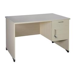 Bàn làm việc AT120SHL 1m2 có hộc, màu sồi sáng