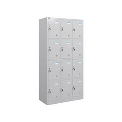 Tủ locker TU984-3K 12 ngăn, ghi sáng