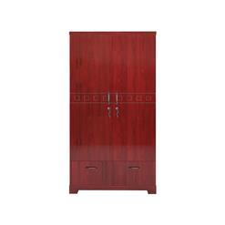 Tủ quần áo gỗ TA2B2N 2 buồng, 2 ngăn kéo, cánh gián