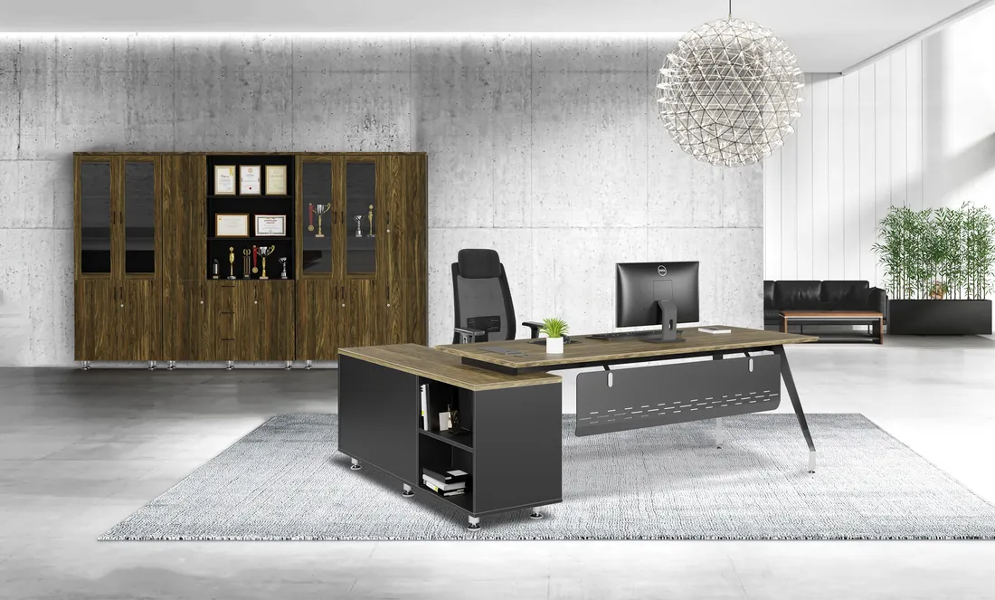 Không gian trưng bày nội thất văn phòng Hòa Phát